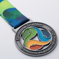 Médailles sportives personnalisées en métal avec logo, or et argent, pour basketball, football, échecs, marathon, course à pied, danse, gymnastique