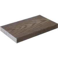Planche de terrasse en composite PU solide de 3,6 m, revêtement de sol extérieur imperméable, résistant aux UV, texture bois naturel pour jardin et terrasse