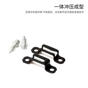 Mother Daughter Connector Stainless Steel Black Easy Installation Furniture Shelf Support Hardware Accessory - Product Image 5