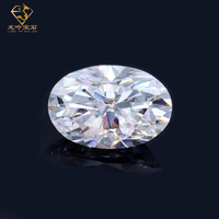 Junyuan - Diamante Suelto de Moissanita Blanca al por Mayor, Corte Ovalado, D VVS1, para la Fabricación de Joyas