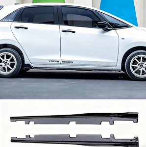 Runze for Fit 2021-2023 Front Lip Rear Lip Side Skirts ABS Plastic Bumper Bodykit Auto Parts Diffuser Black Upgrade - Product Image 3