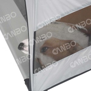CANBO extérieur respirant Oxford tissu surélevé <span class=keywords><strong>lit</strong></span> <span class=keywords><strong>de</strong></span> <span class=keywords><strong>chien</strong></span> avec canopy voyage portable camping <span class=keywords><strong>lit</strong></span> d'animal - Product Image 6