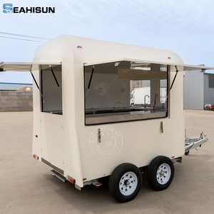 Thu nhỏ ngựa hộp carriag Trailer di động Thanh 4 NGỰA cổ ngỗng thực phẩm xe tải ngựa Trailer EU Stander - Product Image 3