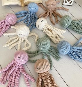 <span class=keywords><strong>Crochet</strong></span> fait main Multi Couleurs Animaux Mignon et Doux Main <span class=keywords><strong>Crochet</strong></span> Jouets Amgurumi Poulpe pour Enfants - Product Image 5