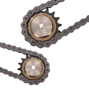 Chaînes à rouleaux en acier au carbone certifiées ANSI de haute qualité, pignons de transmission industriels 40 CV - Product Image 4