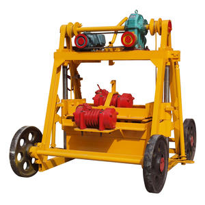 Máquina para fabricar ladrillos de hormigón con placa de exportación personalizable, maquinaria pequeña, máquina móvil para ladrillos, máquina de ladrillos sin horneado - Product Image 3