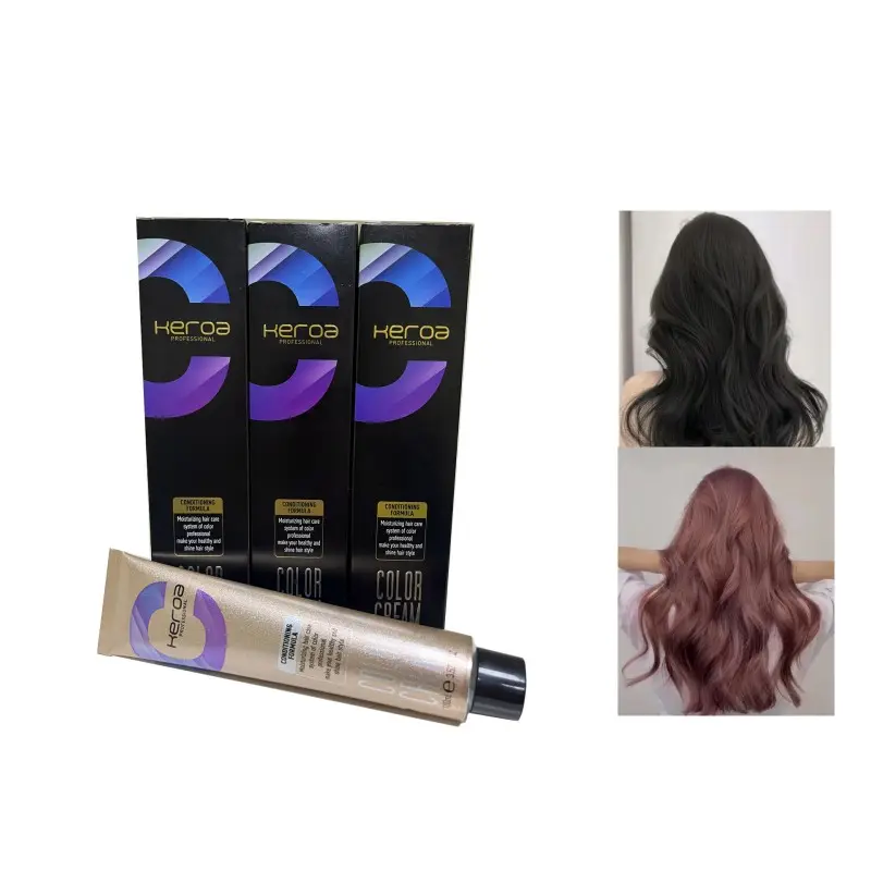 2023 Fashion Color Factory For Professional Hair Color Cream Permanent Oem Hair Dye With 67 Colors