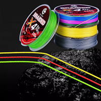 Ligne de pêche tressée YACUMA 100M-109YDS à 4 brins, ligne PE coulante disponible en plusieurs couleurs pour les passionnés de pêche OEM/ODM