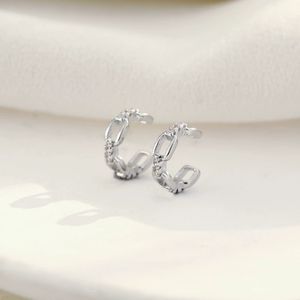 LT-EZ161 925シルバーファインダングルイヤードロップピアススパークリングジルコン幾何学的中空女性の新しい流行の夏の耳 - Product Image 4