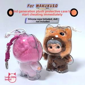 Étui de protection transparent pour la série WAKUKU on a Roll, boîte de présentation de haute qualité pour blind box, pochette transparente en PVC pour charms, vente en gros - Product Image 3