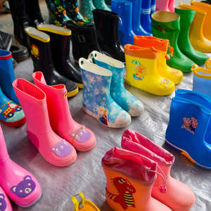 批发二手儿童一级皮制雨靴 - Product Image 1