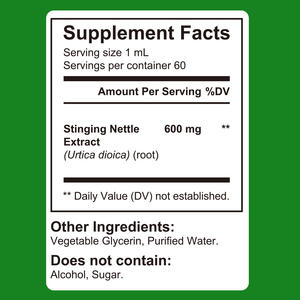 SOLOTREE <span class=keywords><strong>Extrait</strong></span> de racine <span class=keywords><strong>d</strong></span>'<span class=keywords><strong>ortie</strong></span> sauvage biologique naturel en gouttes, complément <span class=keywords><strong>liquide</strong></span> pour hommes et femmes, soutien des voies urinaires - Product Image 5