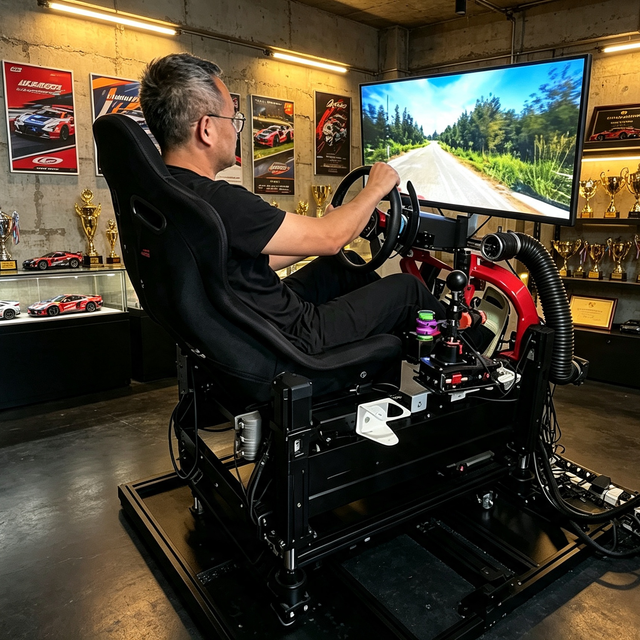 Game Experience Museum 4 6DOF Motion Platform,Smooth Dynamic Stand for Racing Simulator and Aviation Flight Simulation Equipment