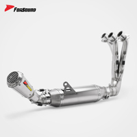 Système d'échappement complet en acier inoxydable à prix de gros Forsound Factory pour Yamaha MT09 FZ09 2014-2020 avec silencieux court