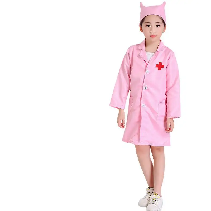 Career Ready To Ship Child Doctor Costumes Kids Career Day Outfits Doctor And Nurse Cosplay Costume