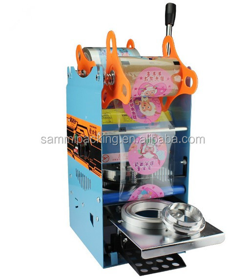 Machine à sceller automatique pour gobelet de thé, appareil de scellage manuelle, pour boissons, thé au lait, Bubble Tea