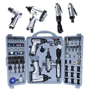 71PC AIR TOOL KIT/ 1/2 "AIR IMPACT WRENCH/3/8" AIR RATCHET SCHLÜSSEL/150MM AIR HAMMER /MINI AIR DIE GRINDER