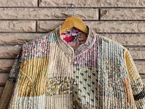 Modern Style Women's Winter Type Indian Hand Block Black Printed Vest Jacket Quilted Sleeveless Coat, Gift For Her - Product Image 5