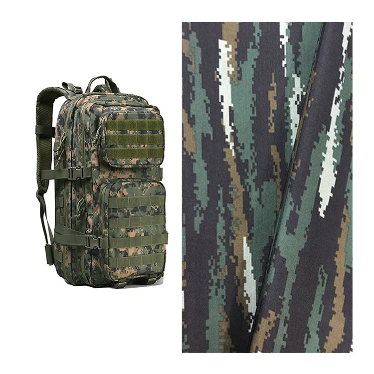 Wholesale 300D heavy oxford fabric outdoor waterproof camouflage hunting polyester 1000d oxford fabric for bag