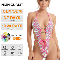 Ensemble short et body de danse exotique pour femme adulte, en Spandex et Nylon, imprimé strass, pour Halloween, soirée, salle de bal, club, pole dance