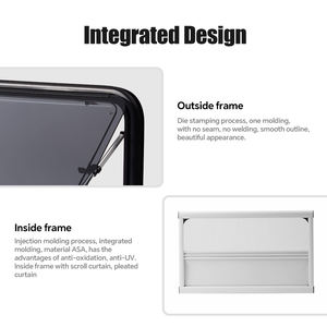 HOMFUL Stores Coulissants Transparents à Isolation Thermique pour <span class=keywords><strong>Camping</strong></span>-<span class=keywords><strong>car</strong></span>, Fenêtre Double Couche en Acrylique Creux pour Caravane - Product Image 4