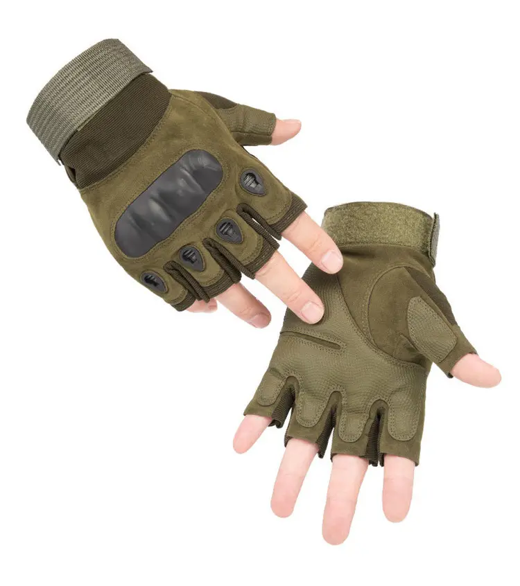 Уличное военное армейское полицейское снаряжение без пальцев индивидуальные военные тактические перчатки