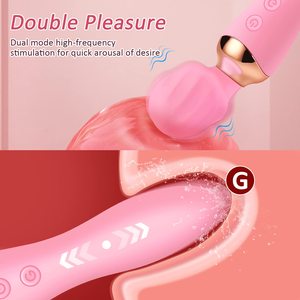 Prix usine puissant femme vibrateur baguette masseur 24 Modes Double tête baguette vibrateur clitoris stimulateur jouets sexuels jouets sexuels pour adultes - Product Image 2
