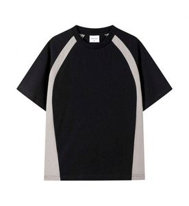 เสื้อยืดแขนแร็กแลนผ้าฝ้าย100% สำหรับผู้ชายทรงโอเวอร์ไซส์น้ำหนักพิมพ์ลายออกแบบได้ตามต้องการ - Product Image 2