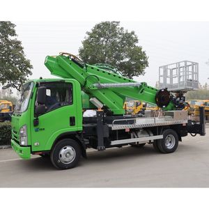Nieuwe 42 Meter Automatische Hydraulische Vrachtwagen Gemonteerde Telescopische Toegangsladders Diesel Brandstof Emmer Lift Hoogwerker Werk Platform - Product Image 3