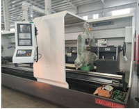 Tour horizontal CNC à banc plat CK61100, robuste, longueur de traitement 5000 mm, porte-outils 4 postes, haute productivité