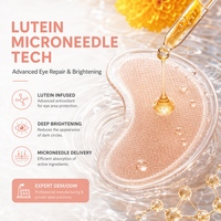 Patchs oculaires en silicone personnalisables à la lutéine, acide hyaluronique et collagène, anti-âge, hydratants, pour les cernes et les poches