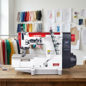 JUKKY Factory JK500-01D NEW High-Speed Interlock Sewing Machine High Quality <b>Double</b> Decoration Flat-<b>Bed</b> Special Sewing Machines - Product Image 1