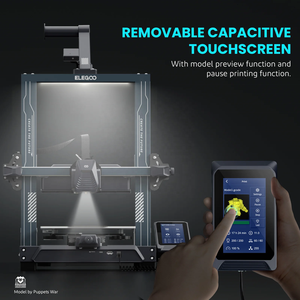 ELEGOO-Impresora 3D Neptune 4 <span class=keywords><strong>Pro</strong></span> de alta velocidad, 500 mm/s, rápida, FDM, Klipper, Firmware, nivelación automática - Product Image 6