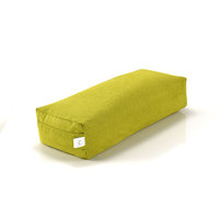 Oreiller de méditation et de yoga rectangulaire en coton biologique, personnalisé, multicolore, facile à transporter, respectueux de l'environnement, rempli de sarrasin