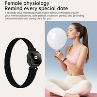 Montre à anneau B7 pour couple, interaction, moniteur de fréquence cardiaque, moniteur de santé, bracelet de sport 5ATM, tracker d'activité physique, anneau intelligent pour hommes et femmes