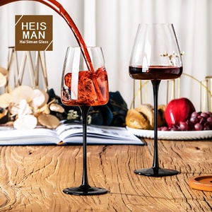 Verre à <span class=keywords><strong>vin</strong></span> à pied long en cristal de <span class=keywords><strong>Bordeaux</strong></span>, moderne, de luxe léger, écologique, de haute qualité, cadeau de mariage, pour <span class=keywords><strong>vin</strong></span> <span class=keywords><strong>rouge</strong></span> et noir - Product Image 5