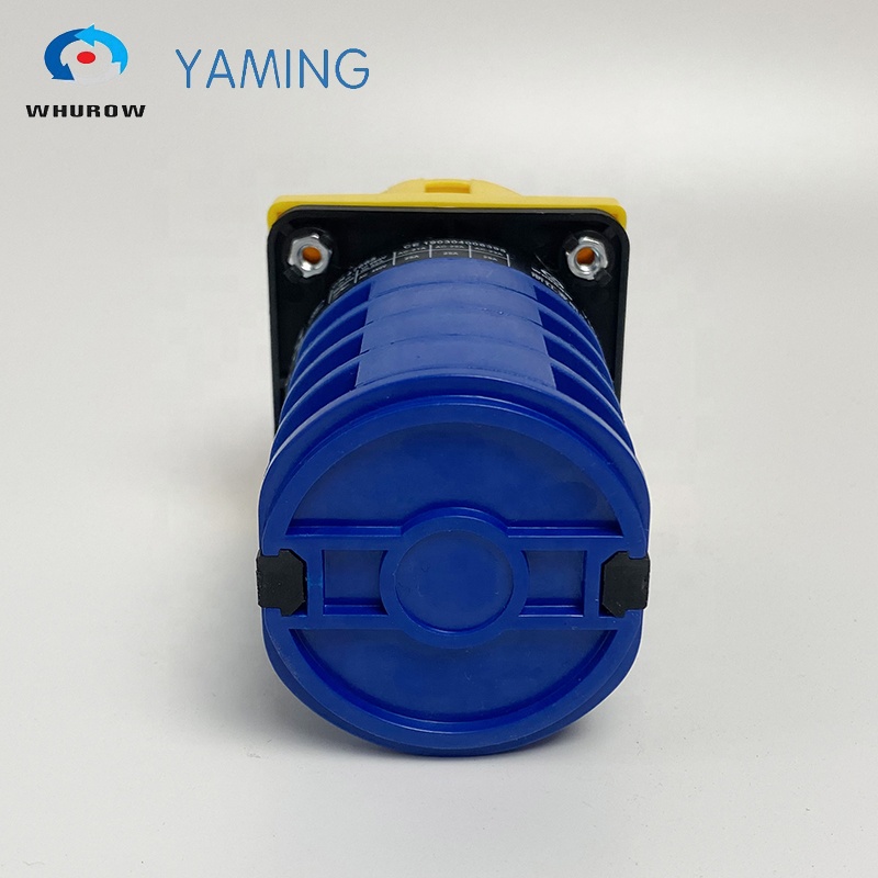 YMW26-32/4GS замок поворотный OFF-на 2 Позиции 4 полюса 32A красной ручкой серебряный токоподводящий селектор переключения кулачковый переключатель