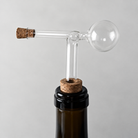Aérateur à vin en verre soufflé à la main, design moderne YILUN, transparent, capacité de 101200 ml