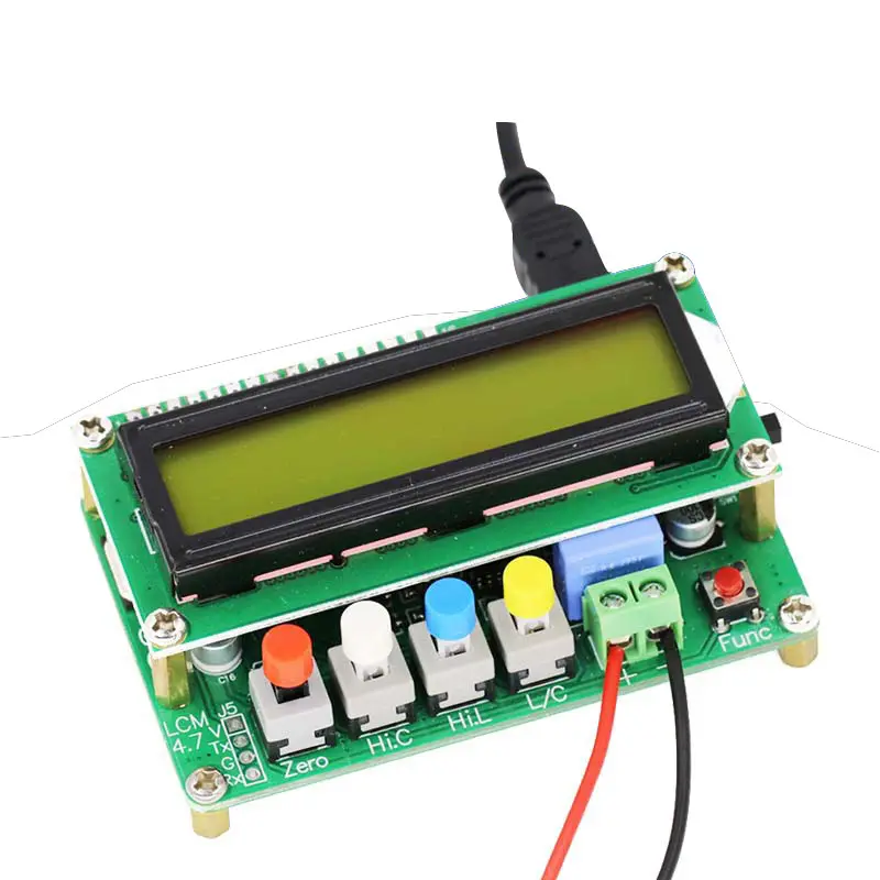 Pengukur induktansi digital multifungsi dan pengukur kapasitansi LC100-A LC100A multimeter kapasitor meter induktansi