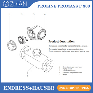 เครื่องวัดอัตราการไหลแบบโคริโอลิส Endress+Hauser E+H รุ่น Proline Promass F 300 8F3B ราคาดี - Product Image 1