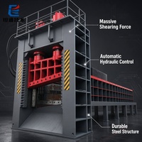 Machine de cisaillement hydraulique fixe de la série Q91Y certifiée ISO, technologie de pointe, pour l'usine de fusion d'aluminium allié