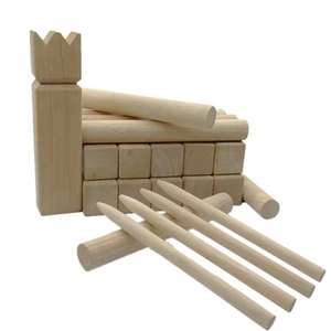 <span class=keywords><strong>Ajedrez</strong></span> <span class=keywords><strong>Vikingo</strong></span> de Madera Premium con Piezas de Madera - Divertidos Juegos de Jardín para Mayores de 2 Años - Product Image 5