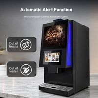 Machine à café expresso Bean-to-Cup avec 1 réservoir à grains et 3 réservoirs à lait en poudre, prise en charge SDK, vente en gros commerciale