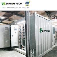 Sistema de Energía Independiente que Integra PCS, EMS, BMS, Gabinete de Carga y Almacenamiento Solar de 120kw 125kw 241kwh 261kwh con Refrigeración Líquida