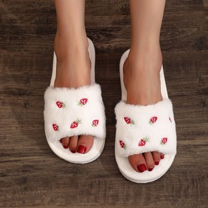 Explosive New Products EVA Sole Flat Slippers for Women Plush Cute Slippers for Girls With Wholesale of New Technologies - Product Image 5