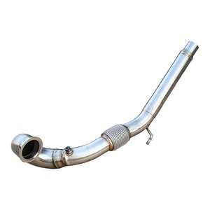 Tubo de Escape de <span class=keywords><strong>3.5</strong></span>" SS304 para VW Golf MK7 MK7.5 GTI Jetta Seat Leon Cupra 5F/RS 5E <span class=keywords><strong>TFSI</strong></span> Audi <span class=keywords><strong>A3</strong></span> 2013+ - Product Image 2