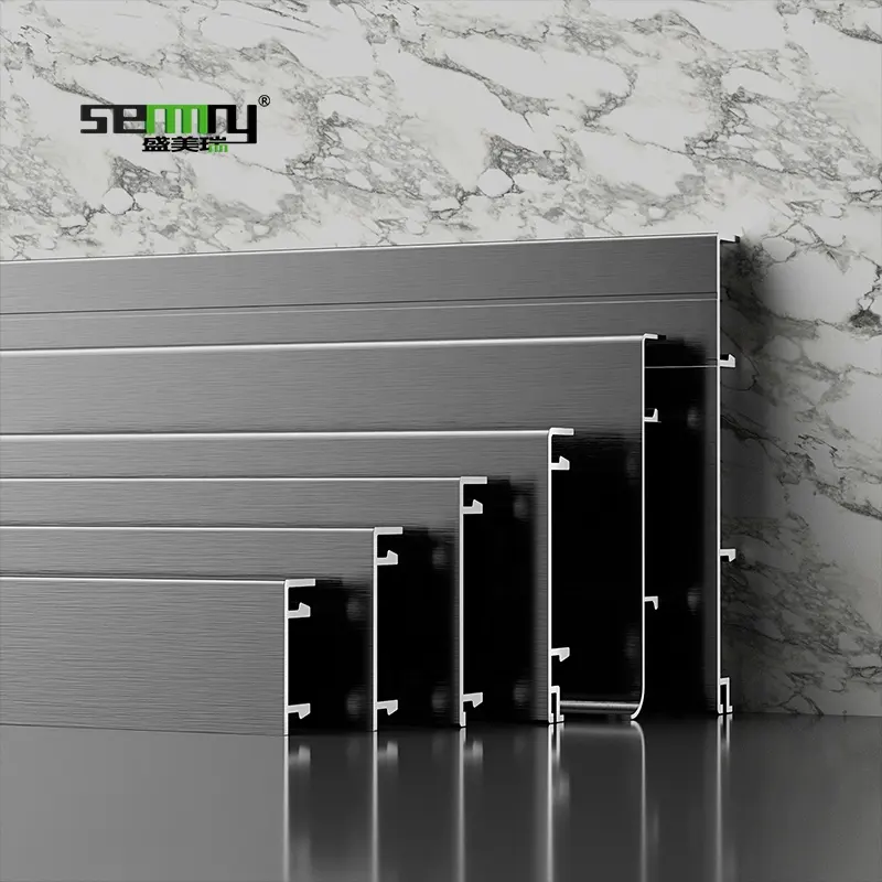 Beautiful colors aluminum metal skirting board baseboard wall skirting board protectors aluminum metal skirting board baseboard