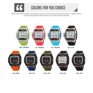 Montre numérique multifonctionnelle à énergie <span class=keywords><strong>solaire</strong></span> SKMEI 2750, style rétro pour homme, bracelet en silicone, résistante à l'eau, montre électronique sportive - Product Image 6