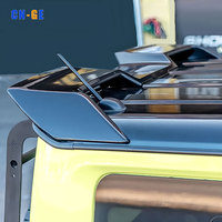 Aileron de toit arrière 4X4 Offroad pour Suzuki Jimny Jb74 Jb64 2019-2025 Abs Noir Spoilers de coffre arrière Accessoires