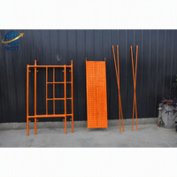 Échafaudage Ringlock de construction modulaire en acier galvanisé conforme à la norme EN12810 pour le soutènement des façades extérieures de bâtiments